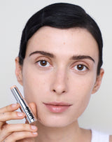 fair-to-light; Ana wears the Concealer in Fair to Light