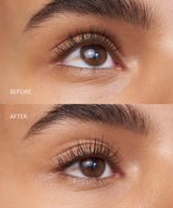 mascara; Black: Before & After of our DAY Lentghening Mascara