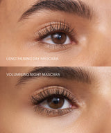 night-mascara; midnight-black: Comparison of our Lengthening Day Mascara and Volumising Night Mascara