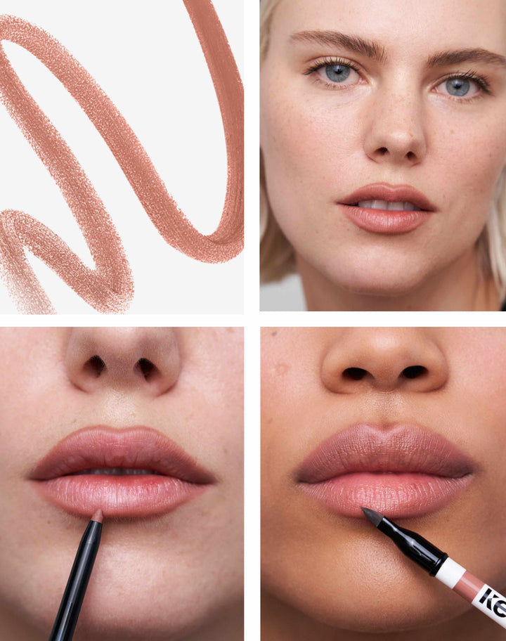 soft-shape-lip-liner; neutral-brown: Neutral Brown is a  neutral beige-brown