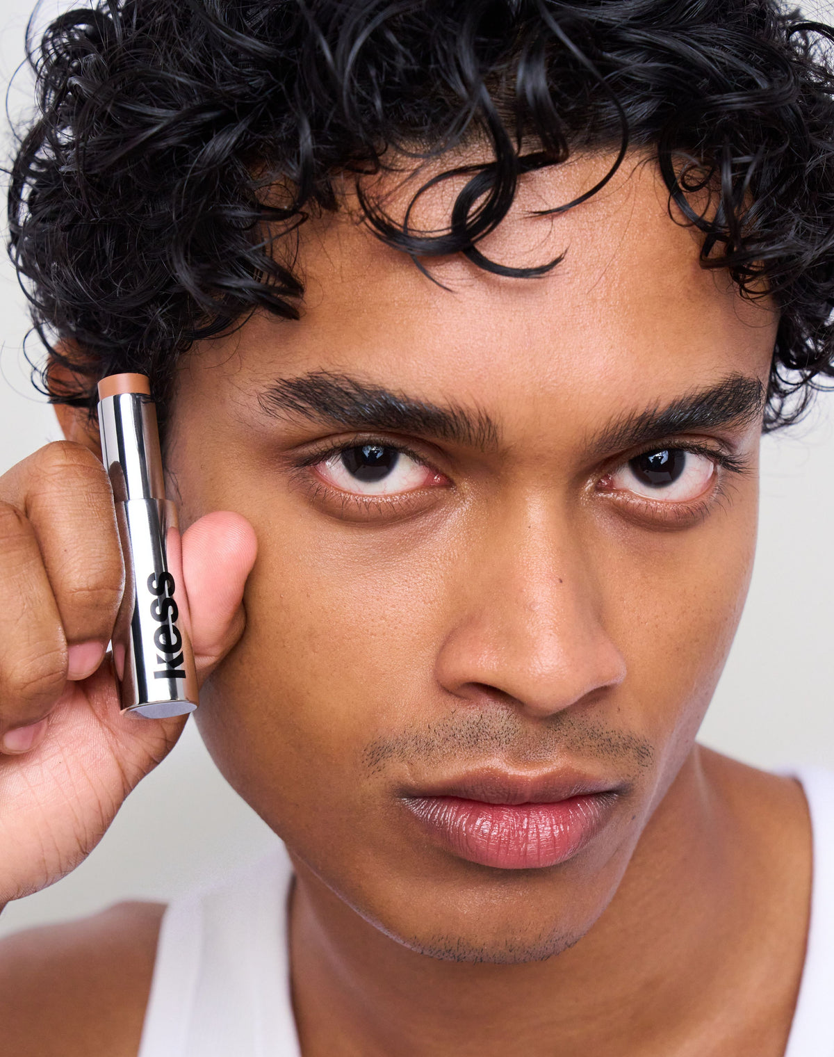 concealer-stick-spf-20; tan-1: Jeswin wears the Concealer in Tan 1