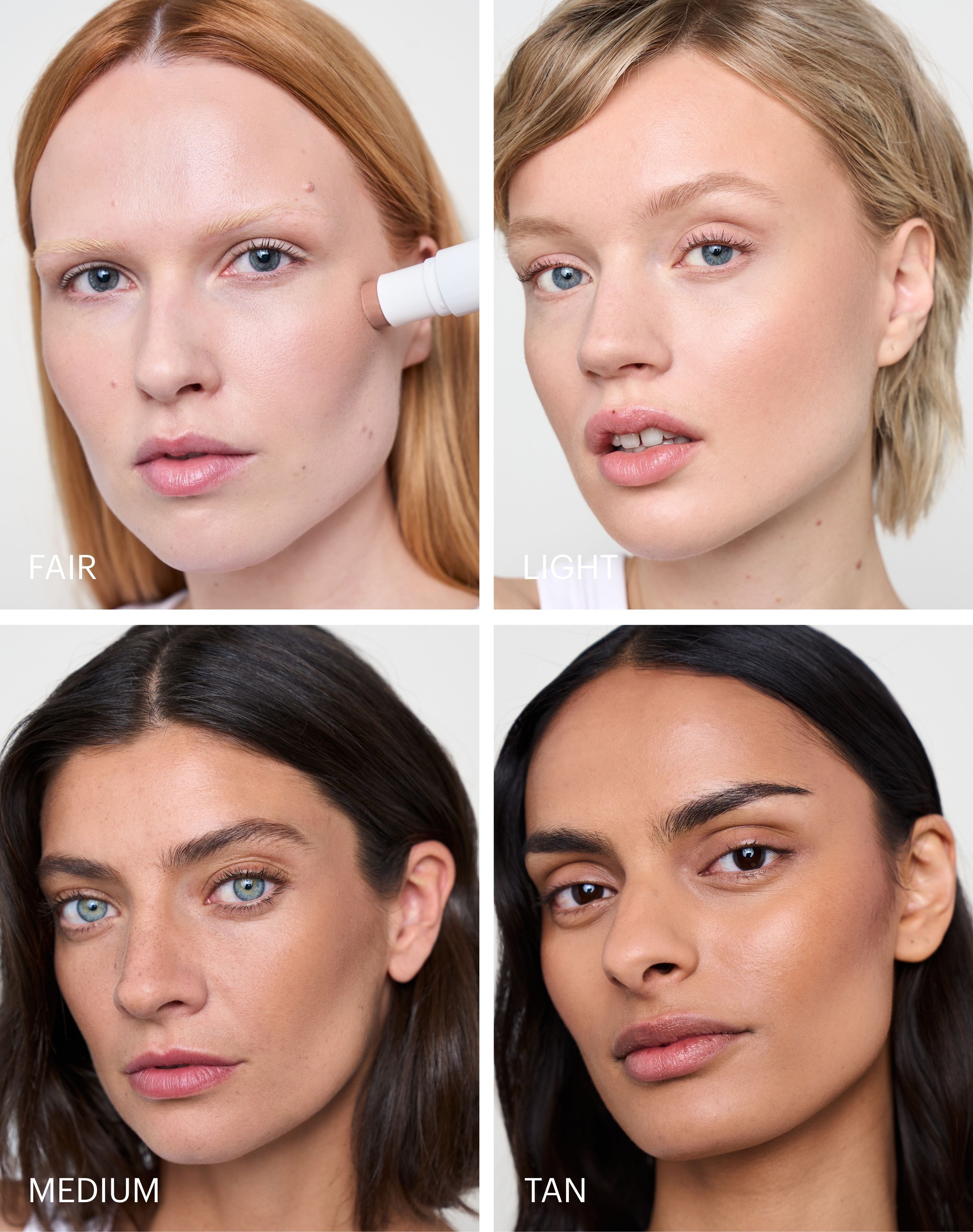 ; All Cream Bronzer in comparison