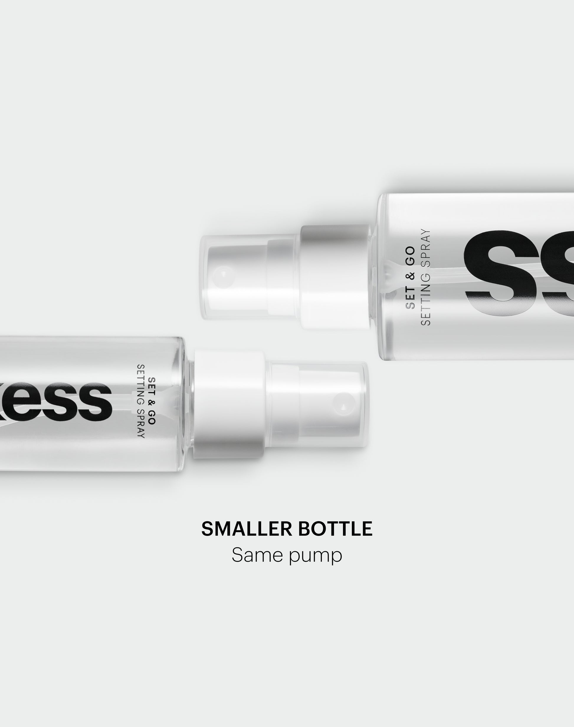 ; Travel size with pump in original size