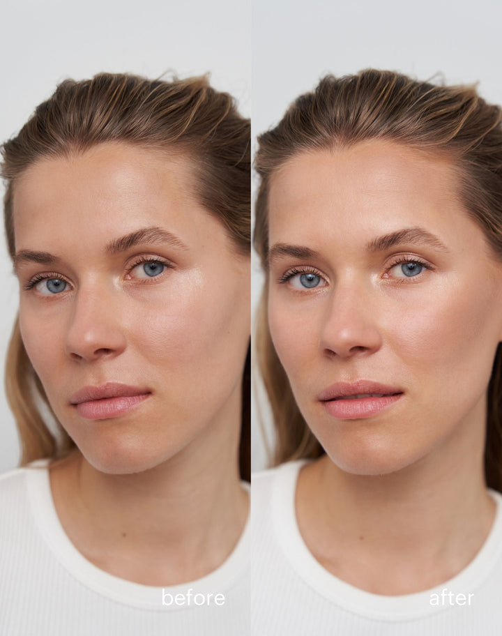 365-bronzer; light-to-medium: Before - After 365 Bronzer