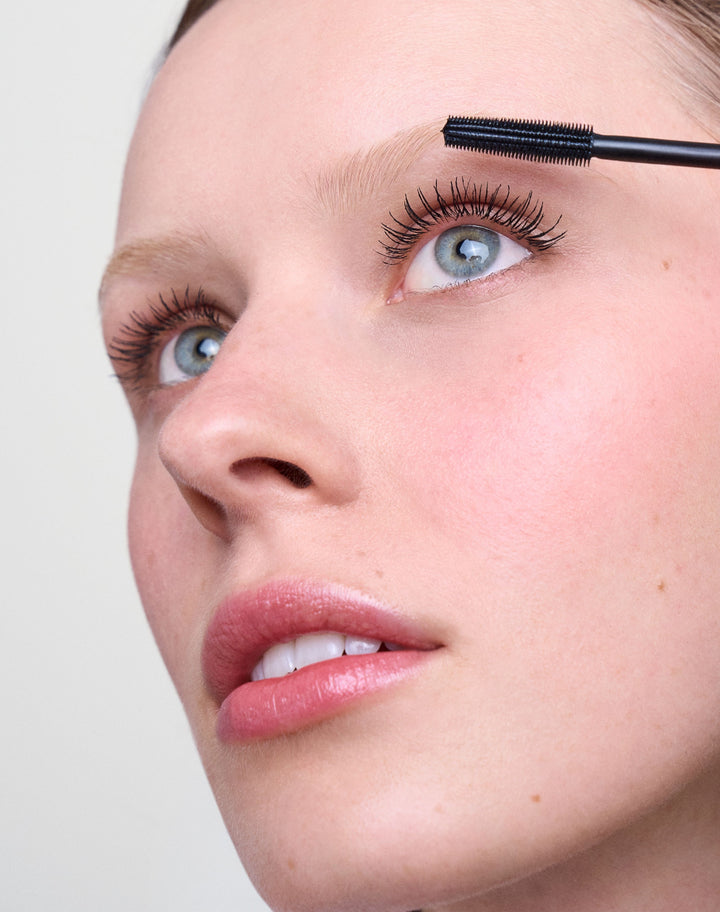 mascara; Black: Alba wears the Lengthening Day Mascara in Black