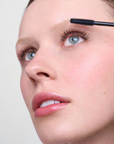 mascara; Black: Alba wears the Lengthening Day Mascara in Black