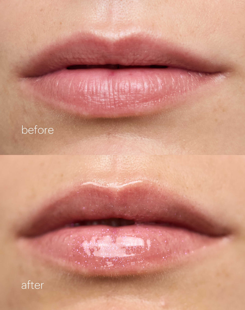 spotlight; Before & After Lip Oil in Spotlight