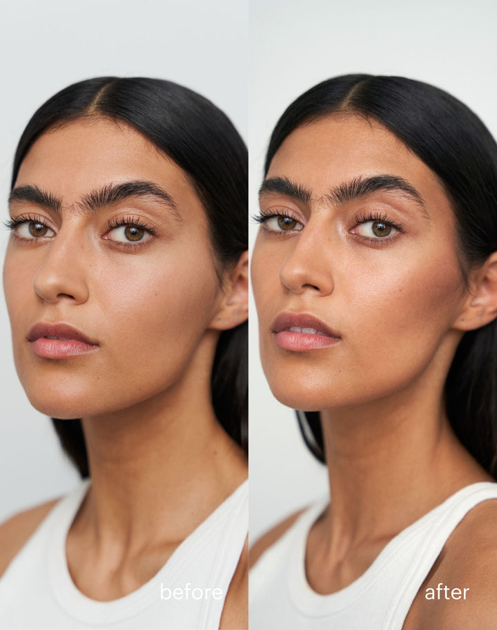 365-bronzer; tan-to-deep: Before - After 365 Bronzer