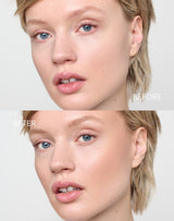 mono-stick; light-bronzer: Before & after of the Cream Bronzer in Light