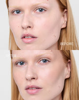 mono-stick; fair-bronzer: Before & after of the Cream Bronzer in Fair