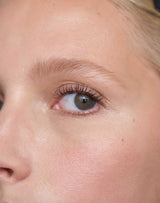 blonde; Johanna wears Easy Brow Pencil in Blonde