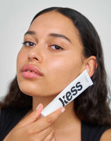 ; Lousia wears the CC Cream in tan