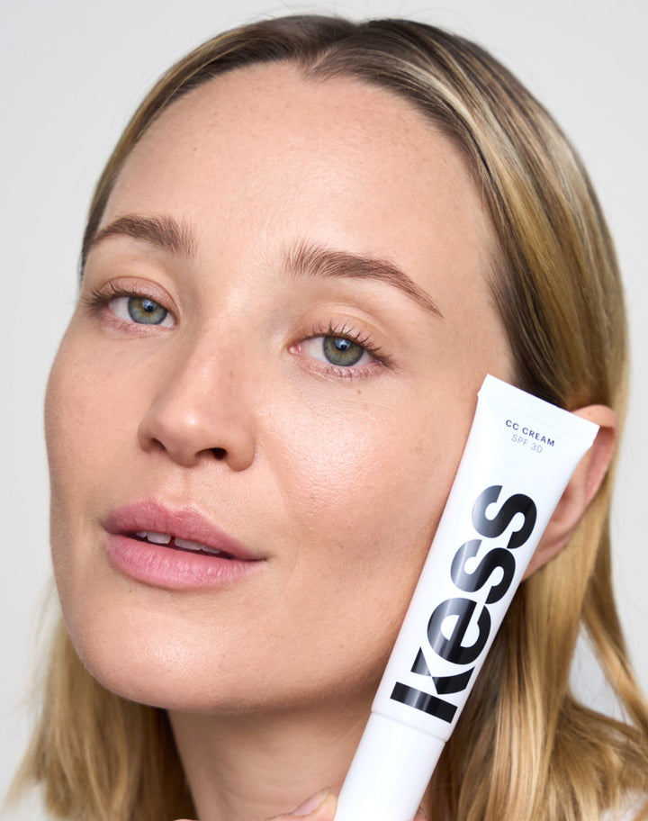 cc-cream-spf-30; light: Jennifer wears the CC Cream in Light