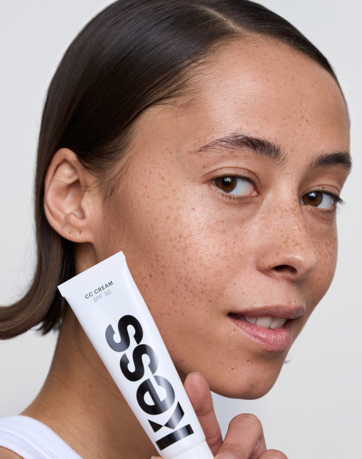 cc-cream-spf-30; tan: Natalia wears the CC Cream in Tan