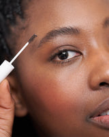 dark-brown; Speshy wears the Fluffy Brow Filler in Dark Brown