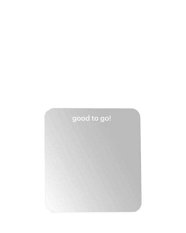 ; Our Pocket Mirror from the front