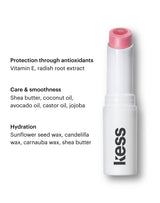 kiss; Power ingredients of the Triple Tint Lip Balm in Kiss