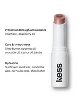 naked; Power ingredients of the Triple Tint Lip Balm in Naked