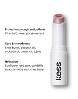 nudie; Power ingredients of the Triple Tint Lip Balm in Nudie