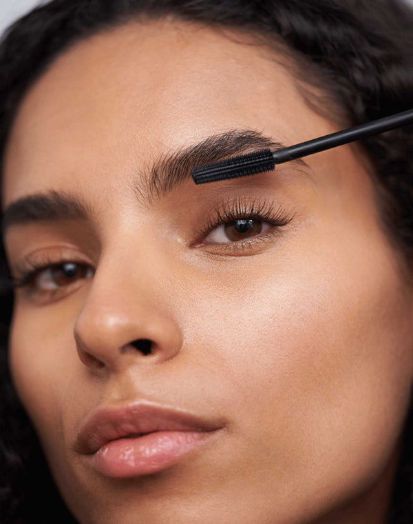 black; Our model wears the DAY Mascara in Black