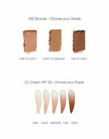 ; Mix & Match Bronze Glow Swatches