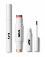 ; Day Mascara + Duo Stick in your desired colors + Fluffy Brow Filler