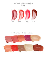 ;Mix & Match Glossy Kiss Swatches