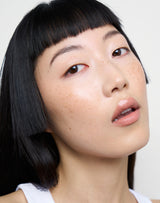 Nothin;  Loo Loo wears the Triple Tint Lip Balm in Nothin'