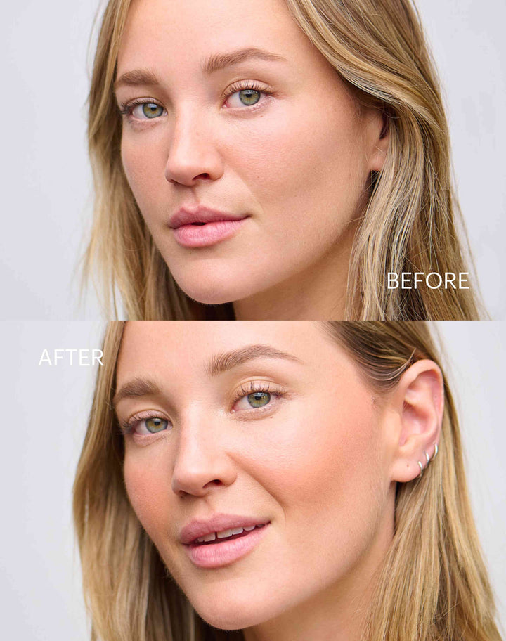mono-stick; peach-blush: Before & After of the Mono Stick in Peach