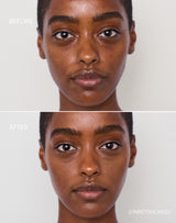 tan-2; Before & after of shade Tan 2