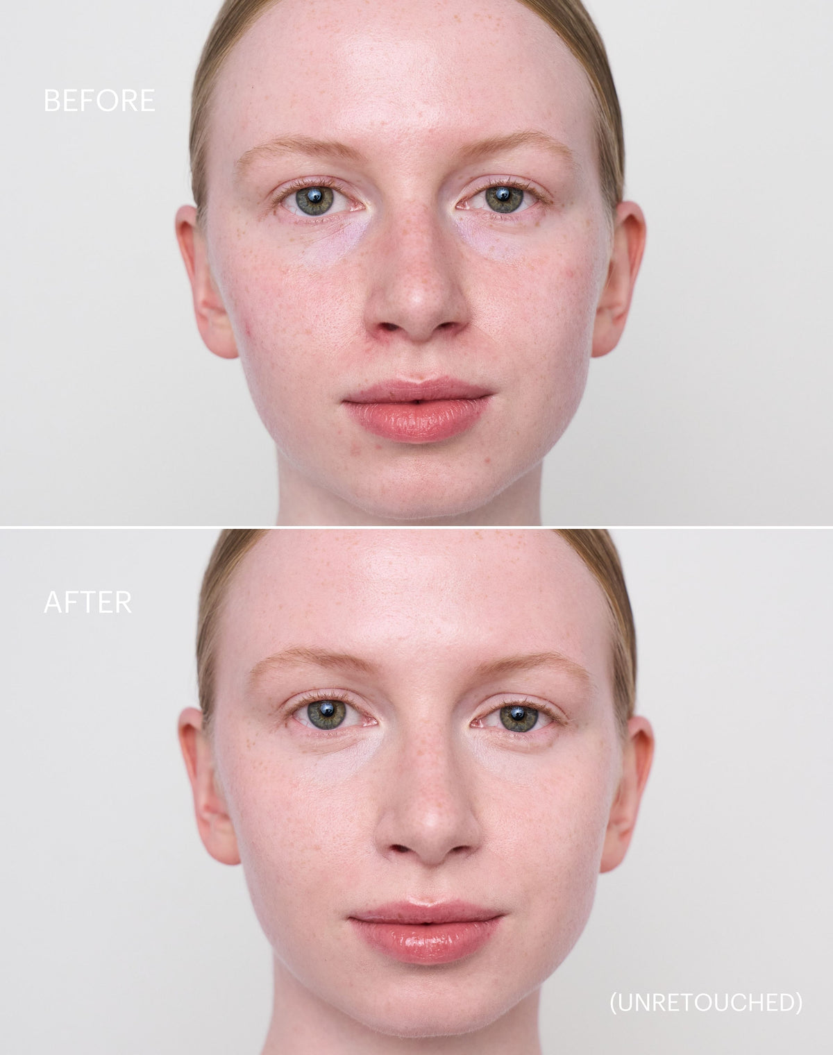concealer-stick-spf-20; fair-2: Before & after of shade Fair 2