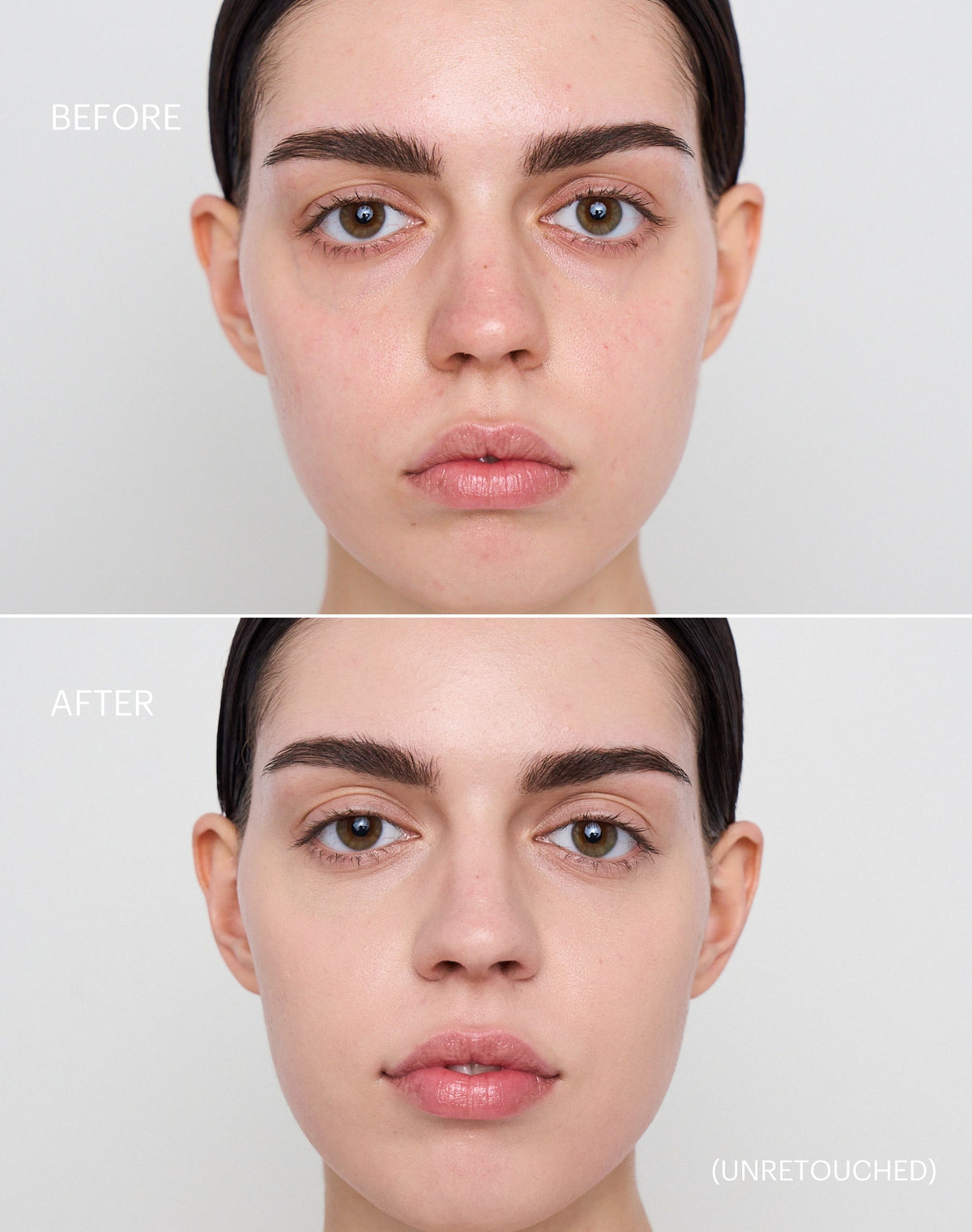 concealer-stick-spf-20; light-1: Before & after of shade Light 1