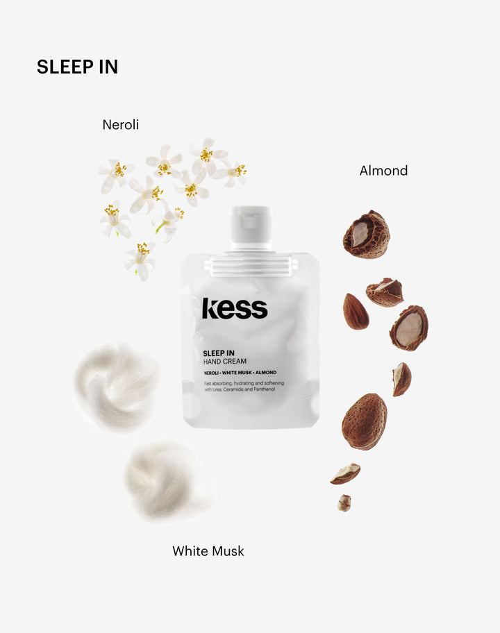 scented-hand-cream; sleep-in: Erinnert an frisch bezogene Bettwäsche