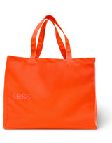 ; Large Limited Edition Sunset Shopper in Hot Orange