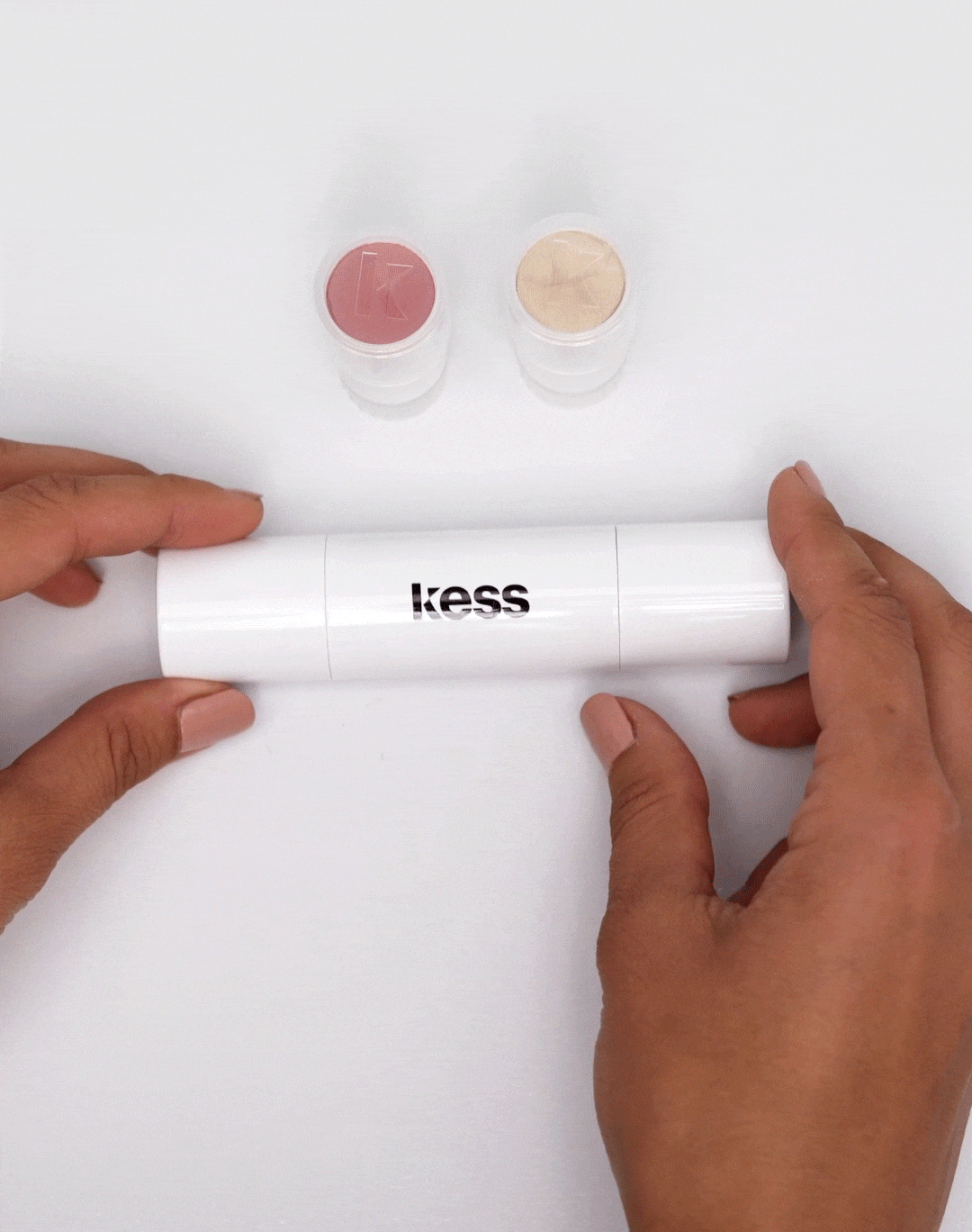 ; insert Blush & Glow Refills, click & glow!
