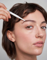 light-brown; Mariia wears Easy Brow Pencil in Light Brown