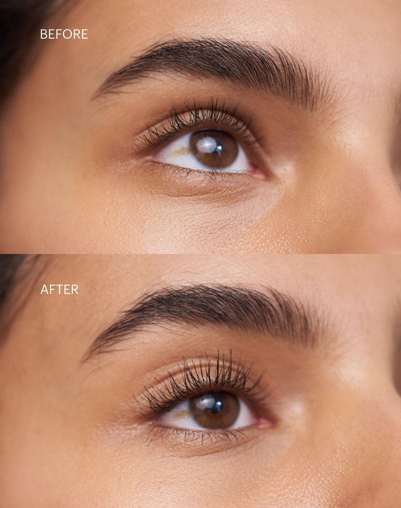 ; Before & After of our DAY Mascara