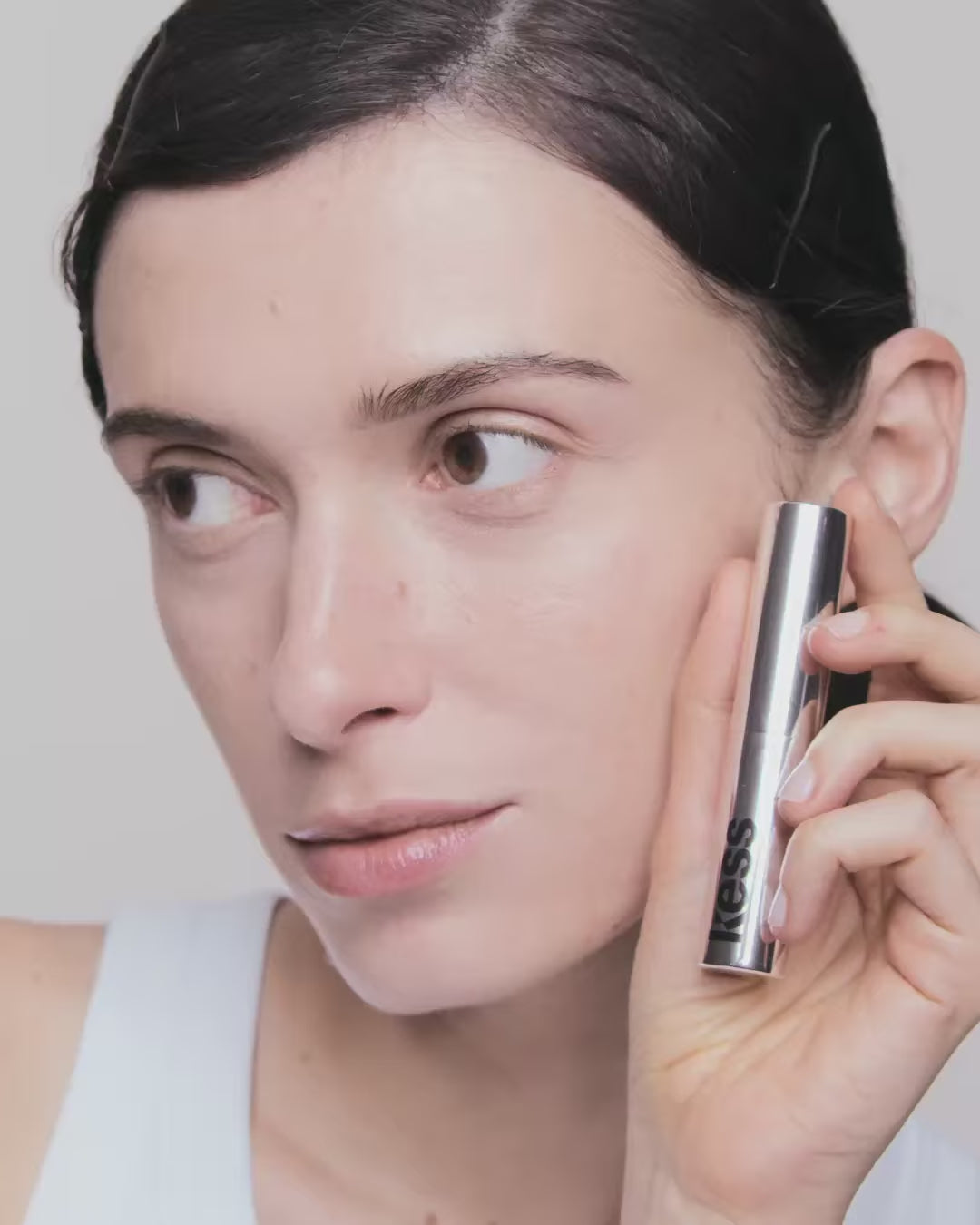 Load video: concealer-stick-spf-20; fair-to-light: Ana wears shade Fair to Light