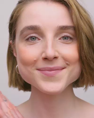 blush-glow-refill; peach-blush: Peach is a soft, pastel peach shade with warm undertones