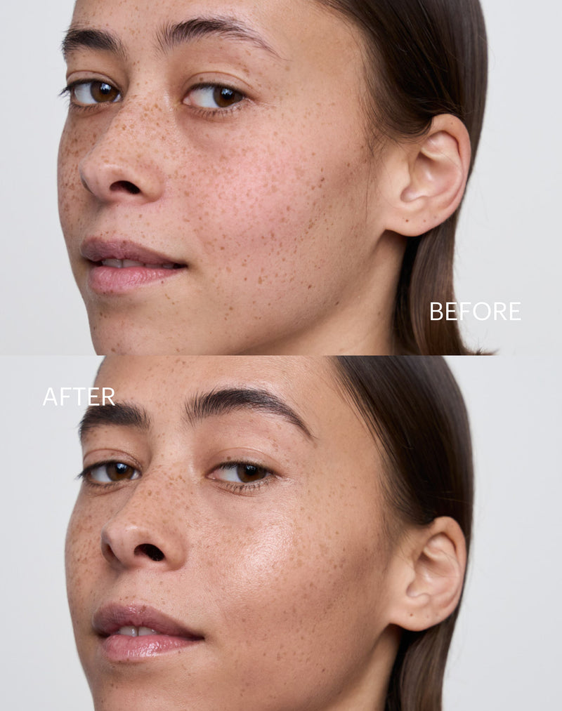 tan; Prima e dopo - CC Cream in Tan
