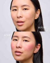 Berry-blush; Voor & Na van de Mono Stick in Berry