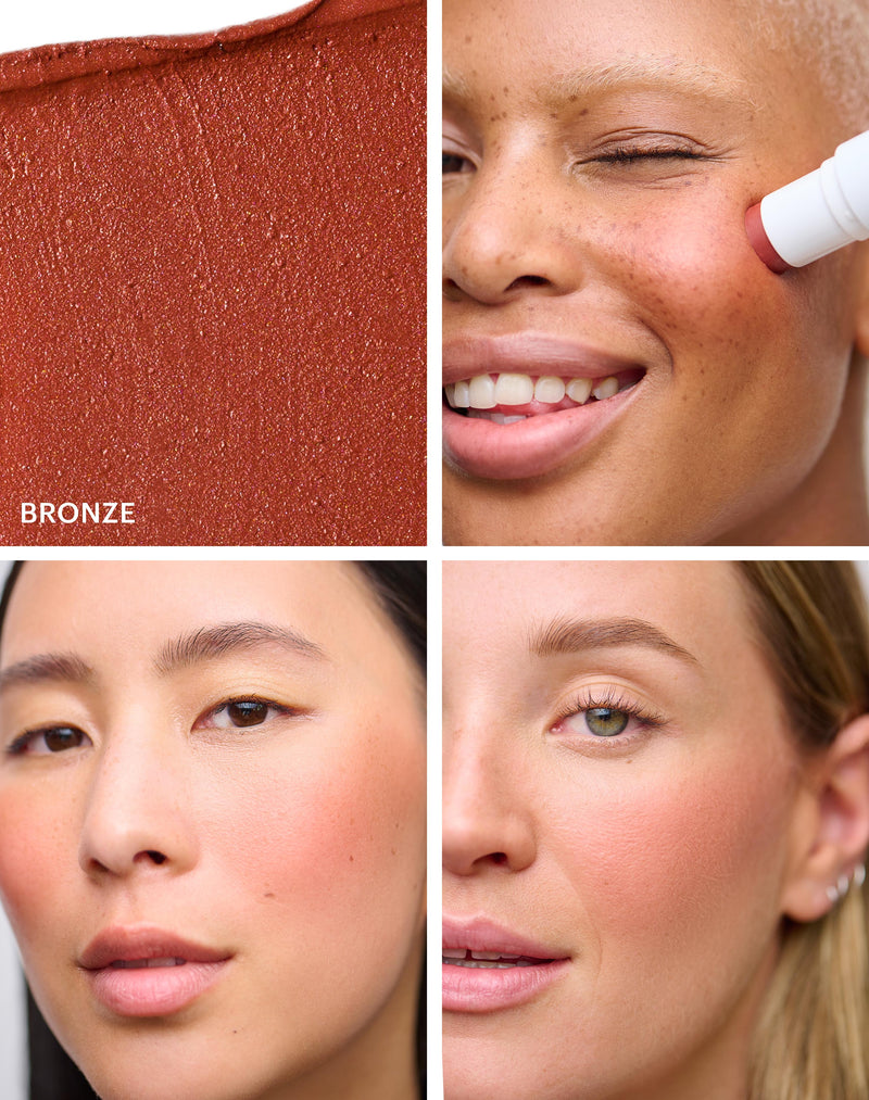 Warme, medium bruine tint met roodachtige ondertonen