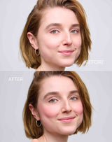 roos-blush; Voor & Na van de Mono Stick in Roos