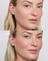 blush; Voor & Na van de Blush in Cheeks