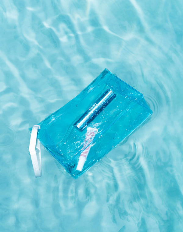 ; Summer Limited Pool Pouch & Ocean Blue Duo Stick & Błyszczyk do ust SPF15