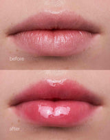 drip; Przed i po zastosowaniu olejków do ust Jelly Treat Lip Oils w Drip
