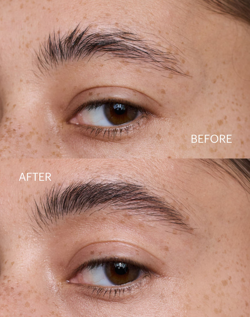 ciemnobrązowy; Przed - Po Fluffy Brow Filler w kolorze ciemnobrązowym